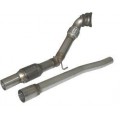 Piper exhaust Seat Leon MK2 FR TFSI Sport - 3 Inch Downpipe with de cat - coated